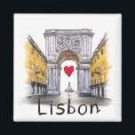 Aimant J'aime Lisbonne<br><div class="desc">J'aime Lisbonne</div>