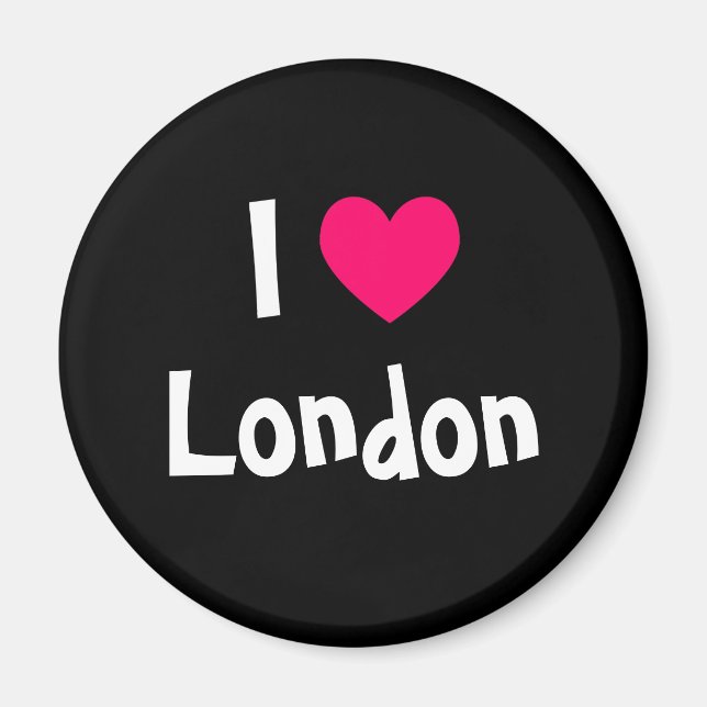 Aimant J'aime Londres (Devant)