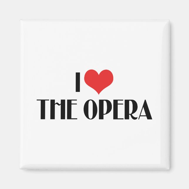Aimant J'Aime L'Opéra (Devant)
