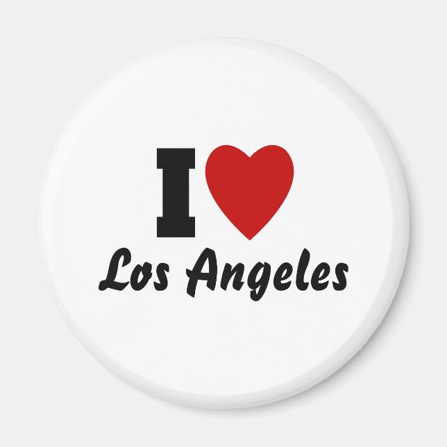 Aimant J'aime Los Angeles (Devant)