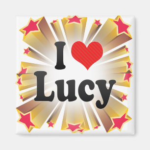 Aimant J'aime Lucy