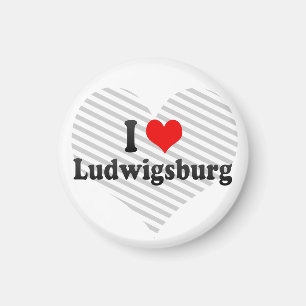 Aimant J'aime Ludwigsburg, Allemagne