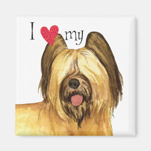 Aimant J'aime ma Briard