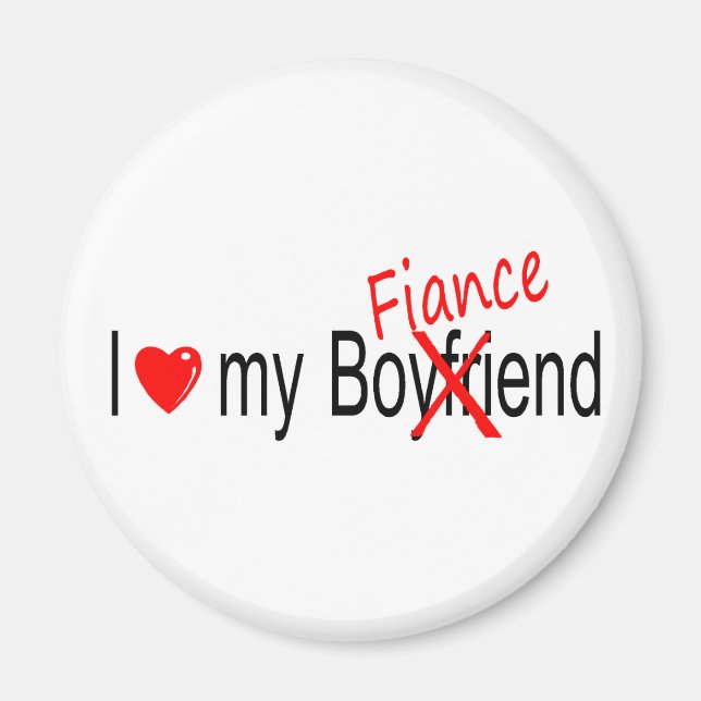 Aimant J'Aime Ma Fiance (Devant)