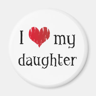 Aimant J'aime ma fille