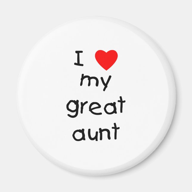 Aimant J'Aime Ma Grande Tante (Devant)