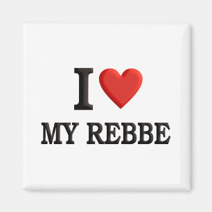 Aimant J'aime ma Rebbe