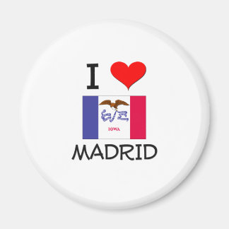 Aimant J'aime MADRID Iowa