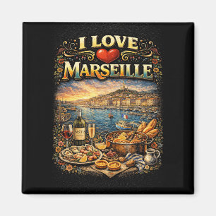 Aimant J'aime Marseille