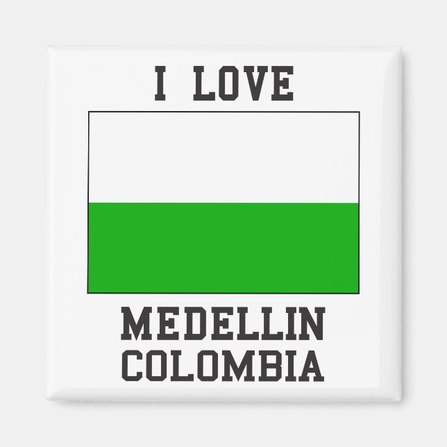 Aimant J'aime Medellin (Devant)