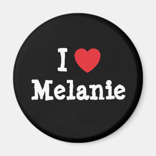 Aimant J'aime Mélanie coeur T-Shirt