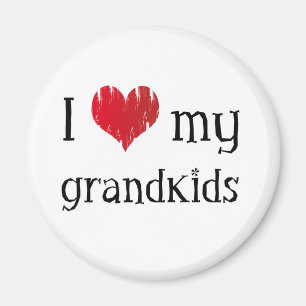 Aimant J'aime mes grandkids