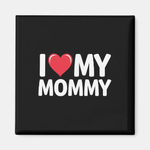 Aimant J'Aime Mes Mères Fête Des Cadeaux Pour Maman Mama