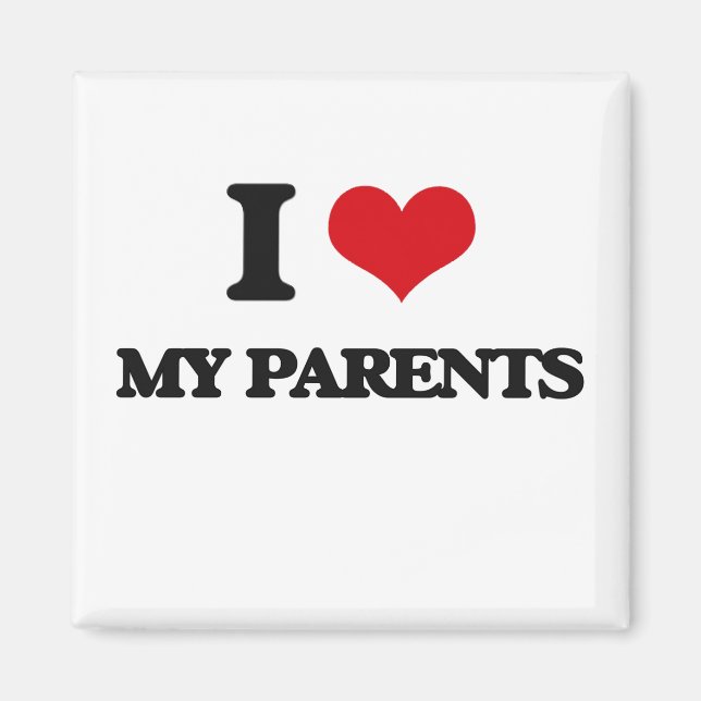Aimant J'Aime Mes Parents (Devant)