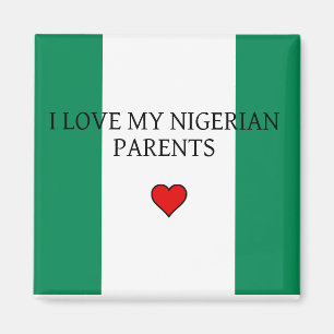 Aimant J'Aime Mes Parents Nigérians