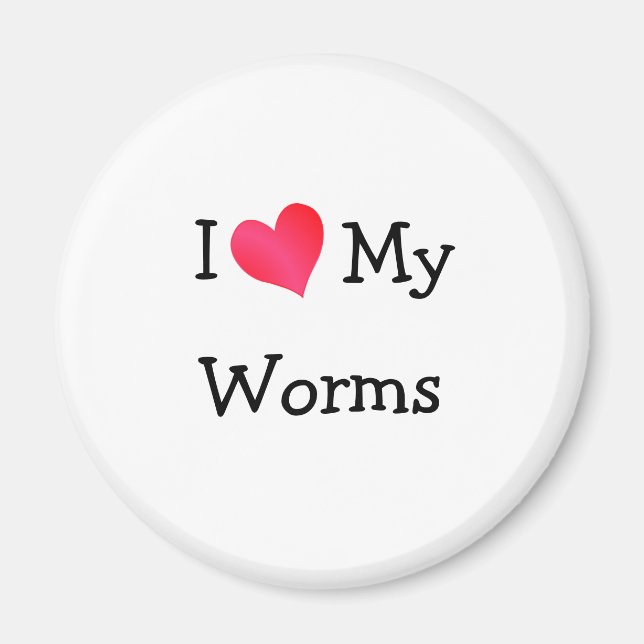 Aimant J'Aime Mes vers (Devant)