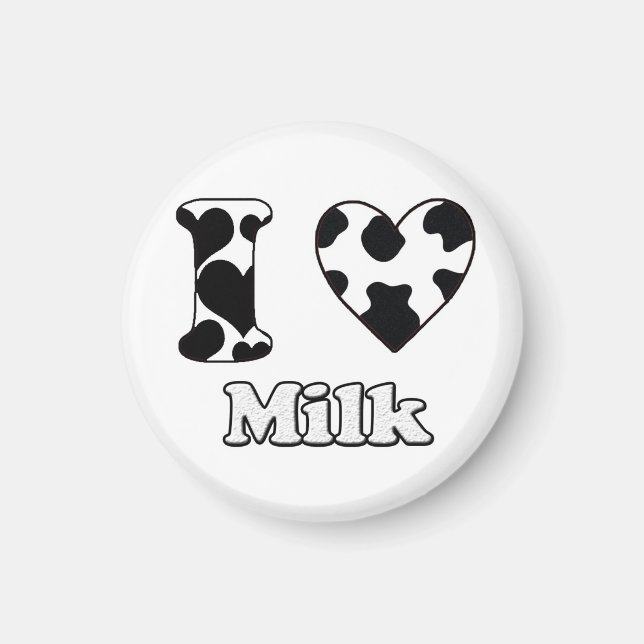 Aimant J'aime Milk Magneet (Devant)