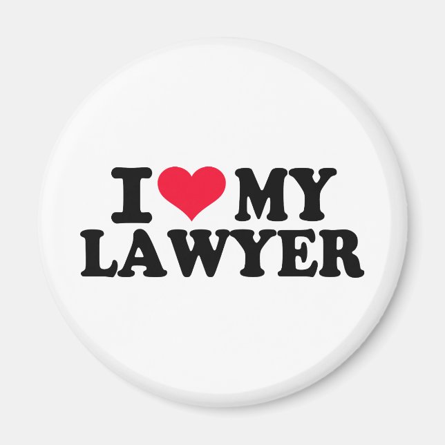 Aimant J'aime mon avocat (Devant)
