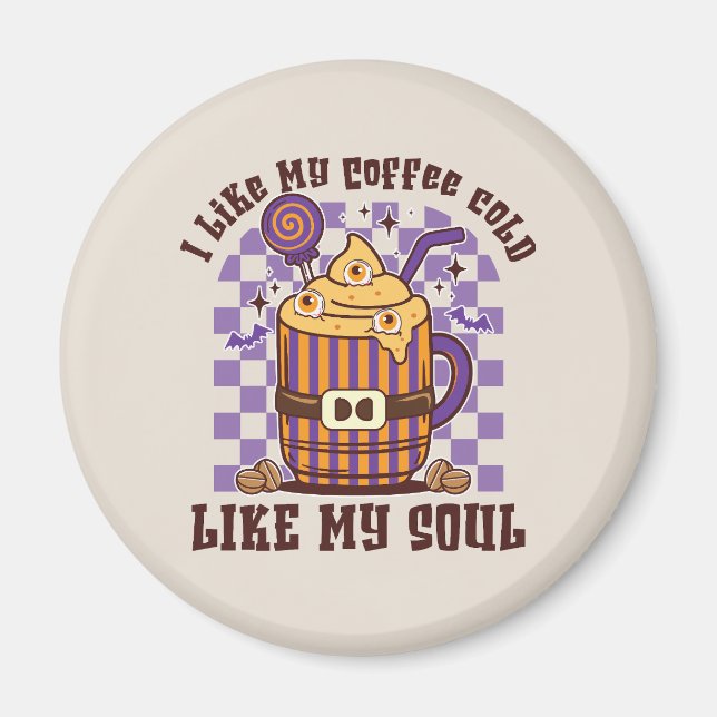 Aimant J'Aime Mon Café Froid (Devant)