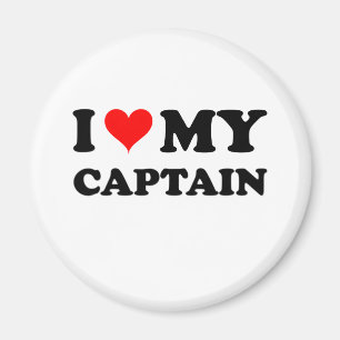 Aimant J'aime mon capitaine