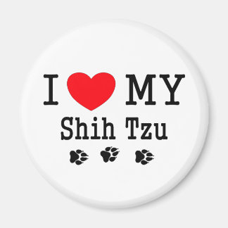 Aimant J'Aime Mon Chih Tzu !