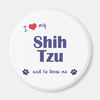 Aimant J'Aime Mon Chih Tzu (Chien Homme)