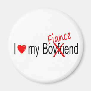 Aimant J'aime mon fiancé