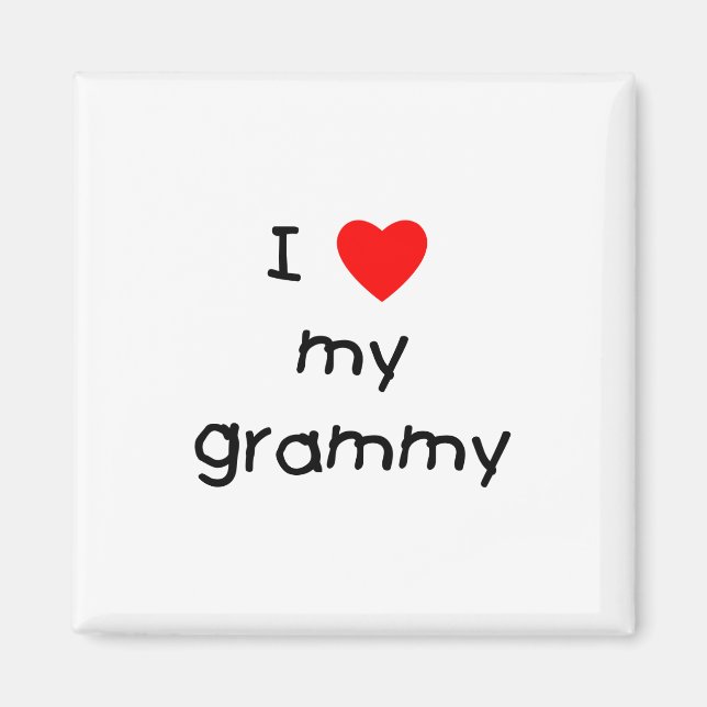 Aimant J'Aime Mon Grammy (Devant)