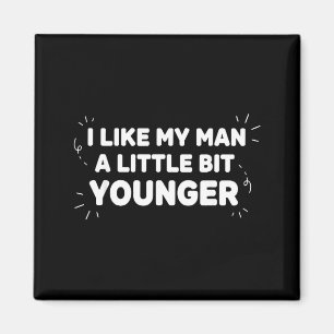Aimant J'aime mon homme un peu plus jeune – Cute Valentin