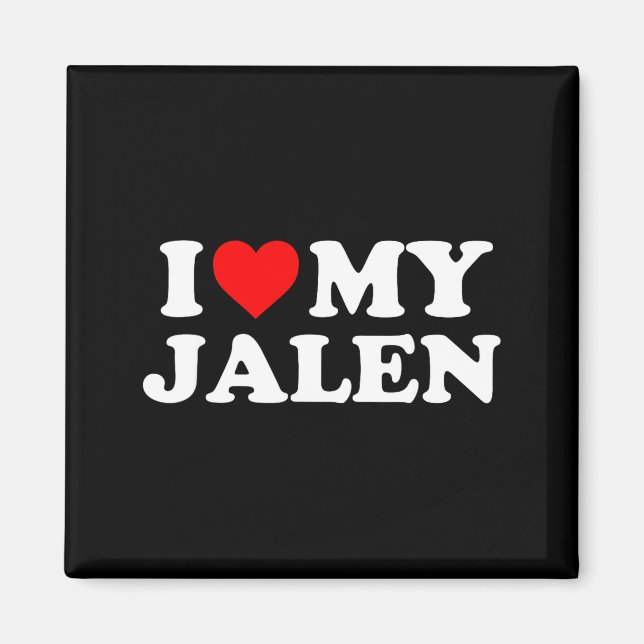 Aimant J'aime mon Jalen  (Devant)