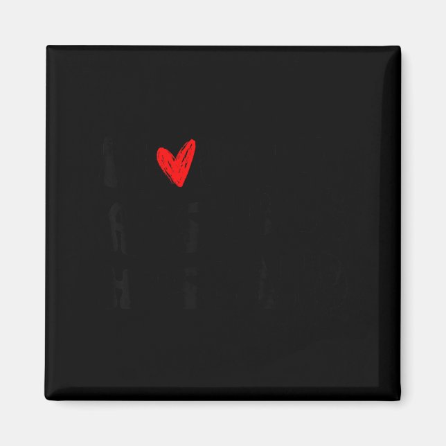 Aimant J'aime mon mari citation sarcastique pour couples  (Devant)