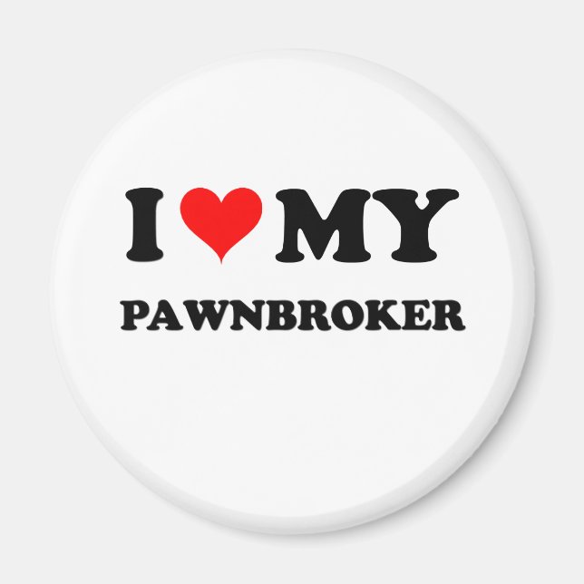 Aimant J'Aime Mon Pawnbroker (Devant)