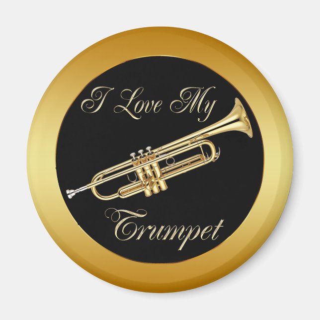 AIMANT J'AIME MON TRUMPET (Devant)
