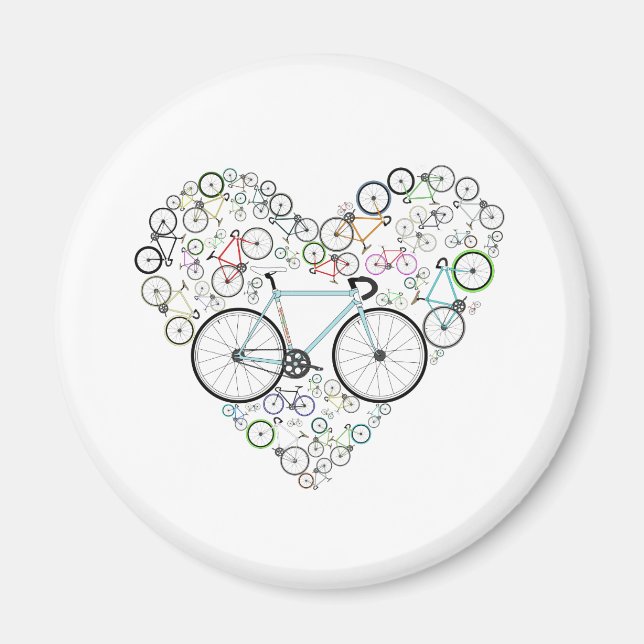 Aimant J'Aime Mon Vélo (Devant)