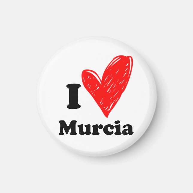 Aimant J'aime Murcia (Devant)