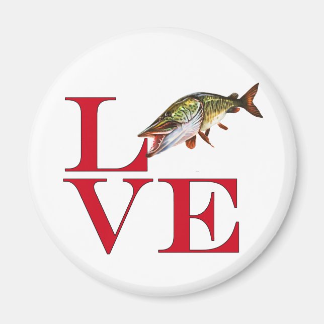 Aimant J'aime Muskie (Devant)