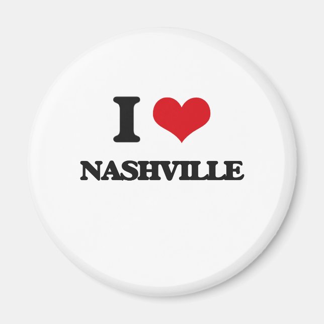 Aimant J'aime Nashville (Devant)