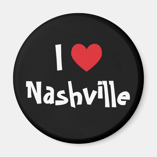 Aimant J'aime Nashville (Devant)