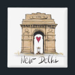 Aimant J'aime New Delhi<br><div class="desc">J'aime New Delhi</div>