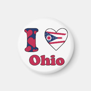 Aimant J'aime Ohio