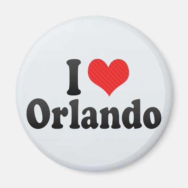 Aimant J'aime Orlando (Devant)