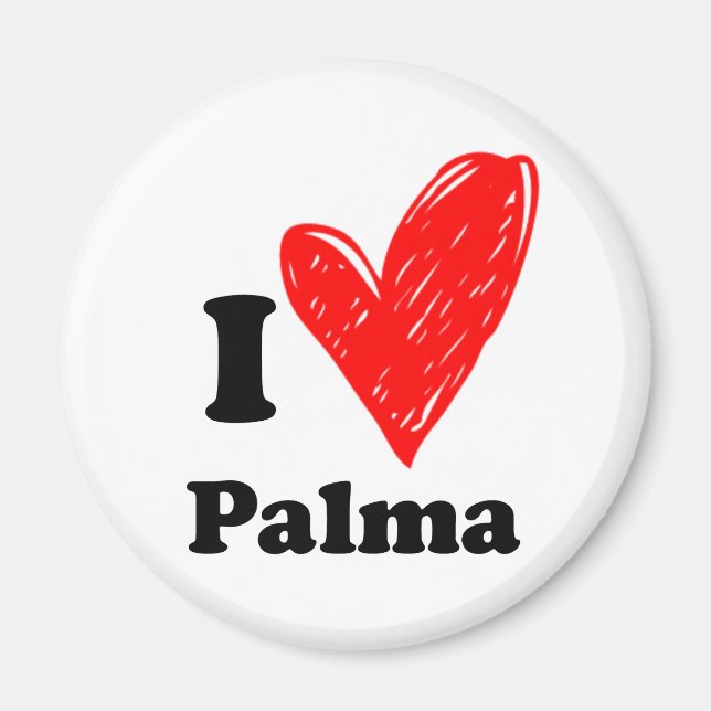 Aimant J'aime Palma (Devant)