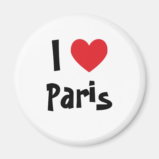 Aimant J'aime Paris (Devant)