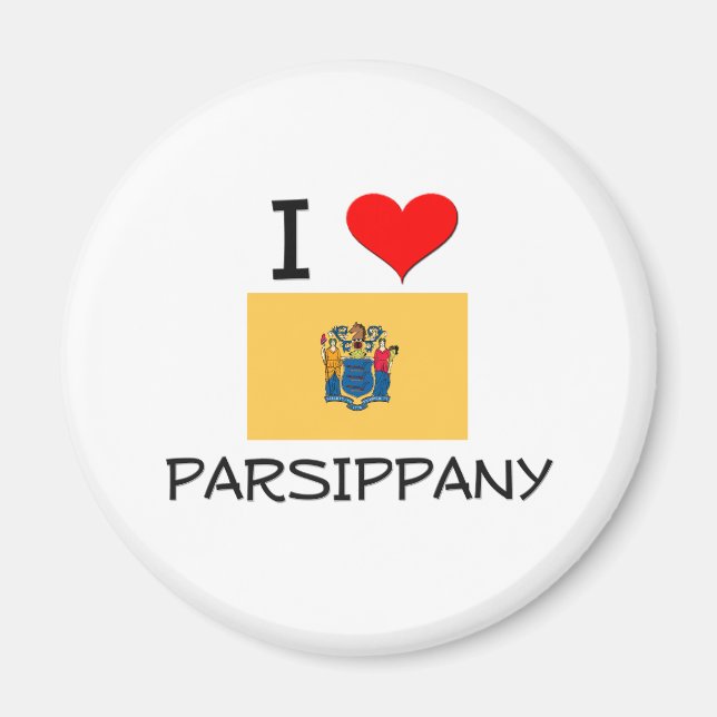 Aimant J'Aime Parsippany New Jersey (Devant)
