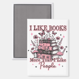 Aimant J'Aime Plus Les Livres Que...