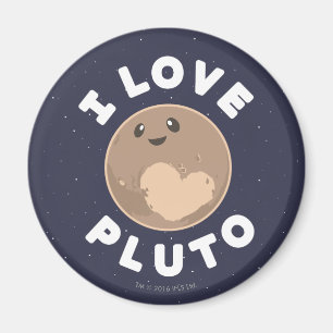 Aimant J'aime Pluton