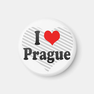 Aimant J'aime Prague, République Tchèque