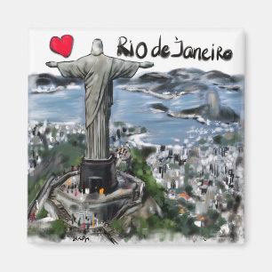 Aimant J'aime Rio de Janeiro