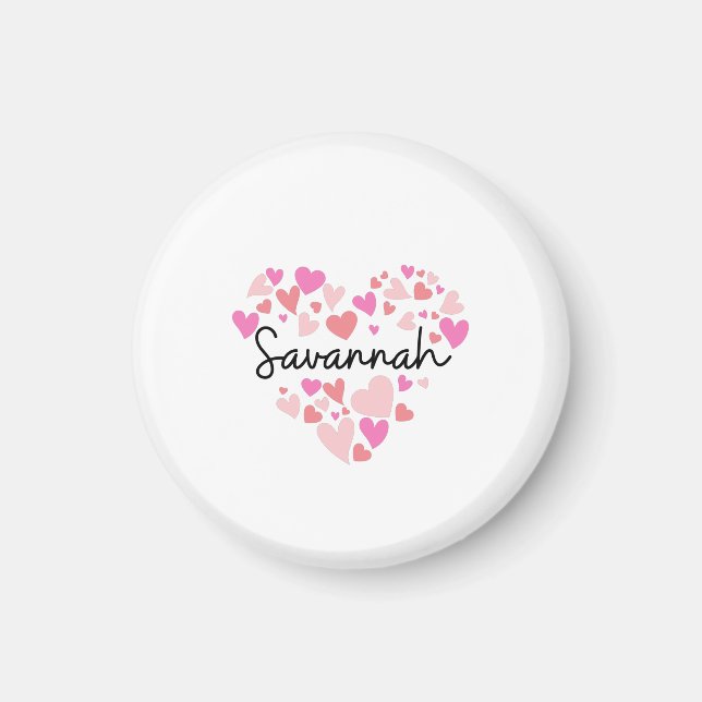 Aimant J'aime Savannah (Devant)