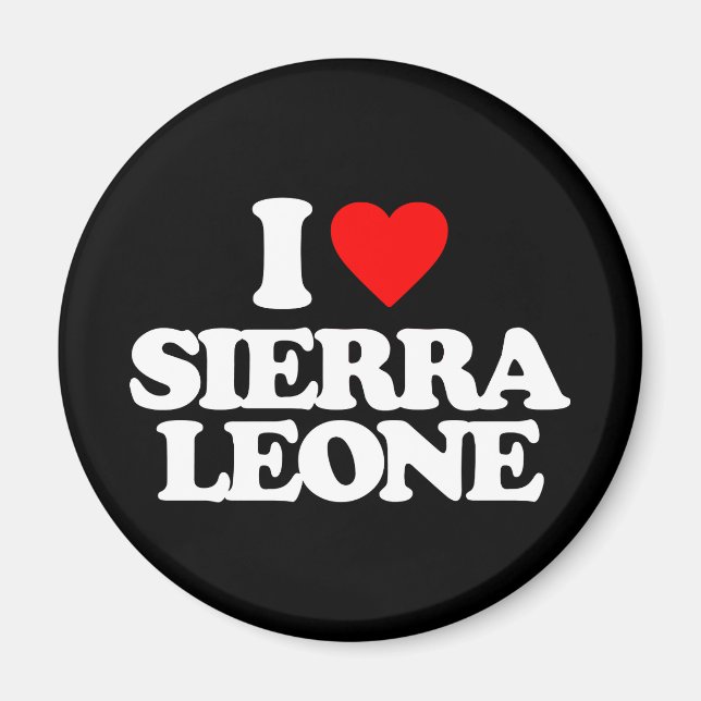 AIMANT J'AIME SIERRA LEONE (Devant)